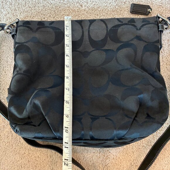 Coach Shoulder Bag Soho Jacquard Signature Duffle Black - Picture 13 of 15